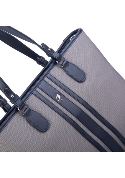 Kadın Omuz Çantası Spor Şık Ayarlanabilir Omuz Askılı Gri Lacste (33X27X12 cm ) fiyatları