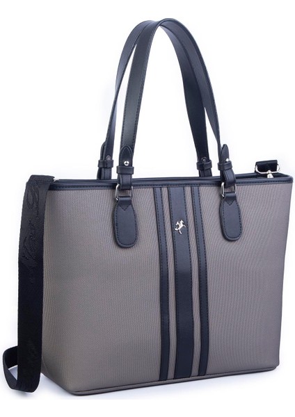 Kadın Omuz Çantası Spor Şık Ayarlanabilir Omuz Askılı Gri Lacste (33X27X12 cm ) modelleri