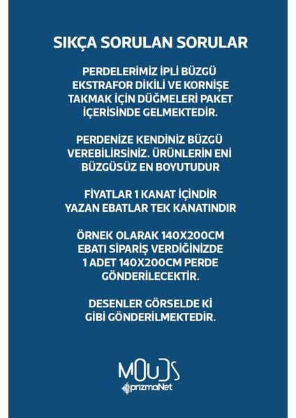 Funny Face Desenli Fon Perde Genç Odası Oturma Odası Süet Dijital Baskılı Ekstrafor Büzgü Tek Kanat