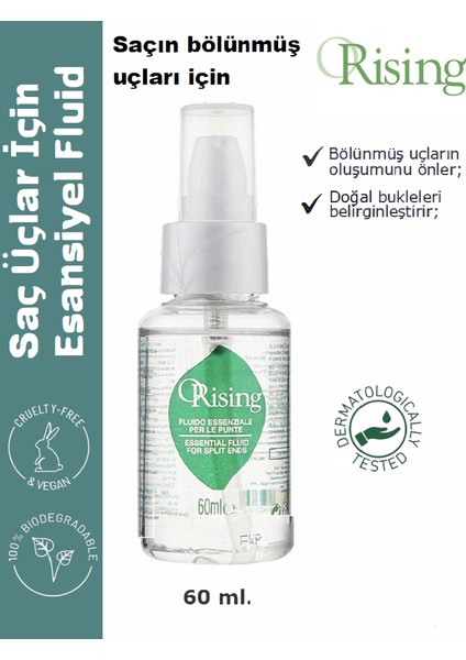 Saç Uçlar İçin Esensiyel Fluid Doğal Bukleleri Belirginleştirir 60 ml