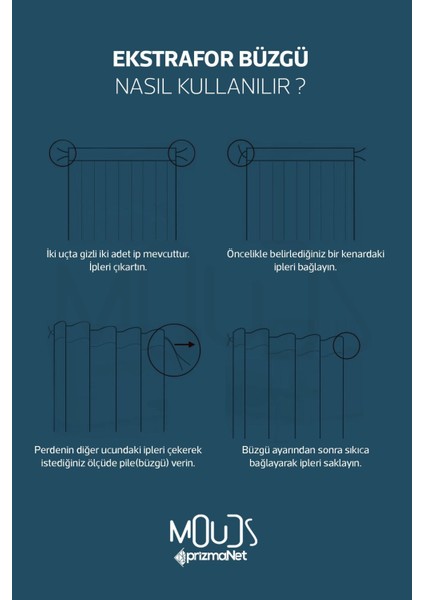 New Young Desenli Fon Perde Genç Odası Oturma Odası Süet Dijital Baskılı Ekstrafor Büzgü Tek Kanat