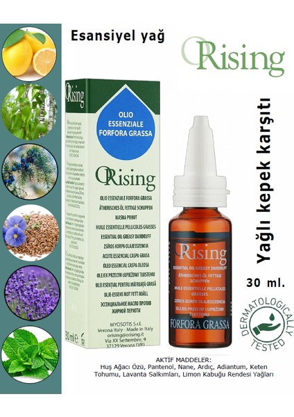 Forfora - Kepek Karşıtı Saç Derisi Için Yağ, 30 ml
