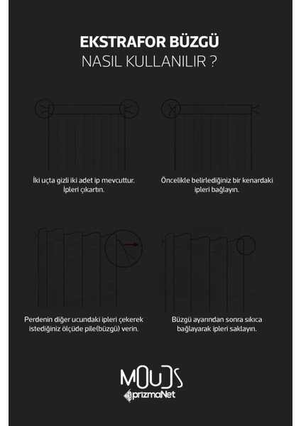 Hi Bro Desenli Fon Perde Genç Odası Oturma Odası Süet Dijital Baskılı Ekstrafor Büzgü Tek Kanat