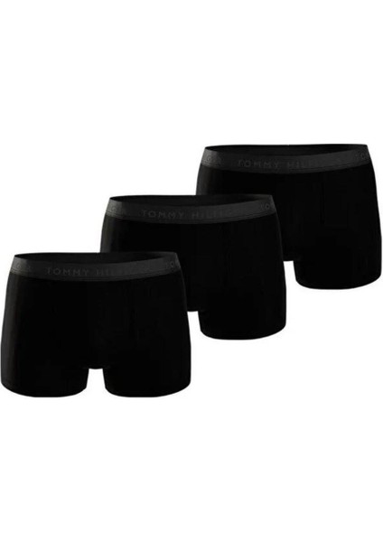 Erkek Dokuma Kumaş Normal Bel Düz Model Siyah Boxer UM0UM02760-0R7