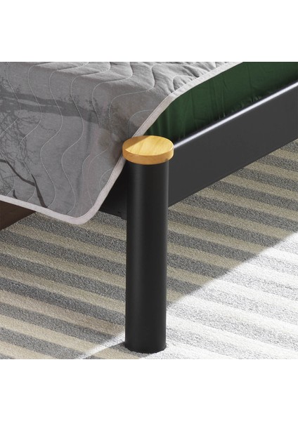 Kappis-S Çift Kişilik Ferforje Metal Karyola-Siyah modelleri