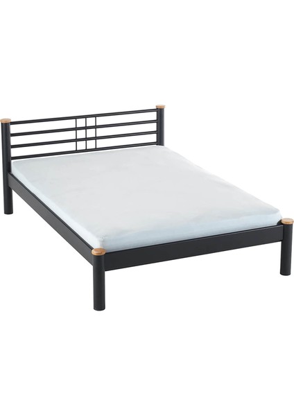 Kappis-S Çift Kişilik Ferforje Metal Karyola-Siyah fırsatları