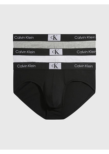 Erkek Basic Calvin Klein Imzalı Bel Bantlı Çok Renkli Boxer 000NB3527A-6H3