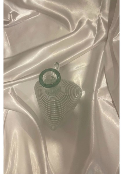 Cam Sürahi El Işi Beyaz Çizgili modelleri