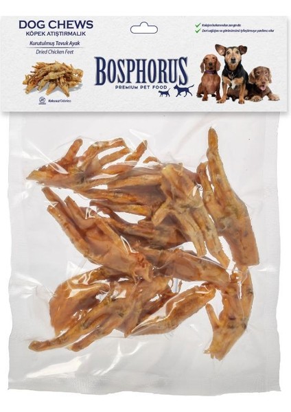 Köpek Çiğneme Ödülü - Kurutulmuş Tavuk Ayak 100 gr