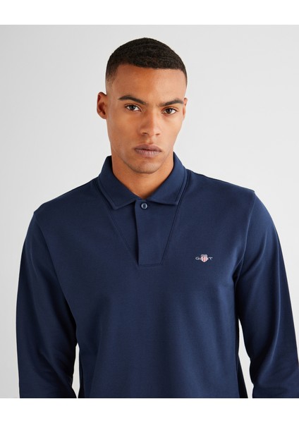 Erkek Lacivert Slim Fit Polo Yaka Polo 2424335T.410 fırsatları