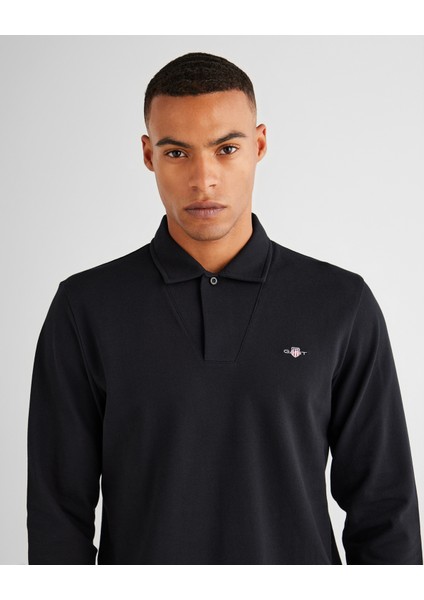 Erkek Siyah Slim Fit Polo Yaka Polo 2424335T.5 fırsatları