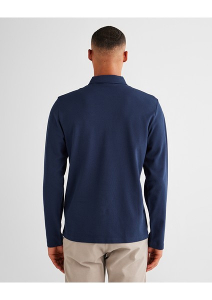 Erkek Lacivert Slim Fit Polo Yaka Polo 2424335T.410 fiyatları