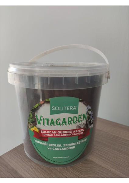 Vitagarden Organik Solucan Gübresi Katkılı Toprak Canlandırıcı Özel Karışım