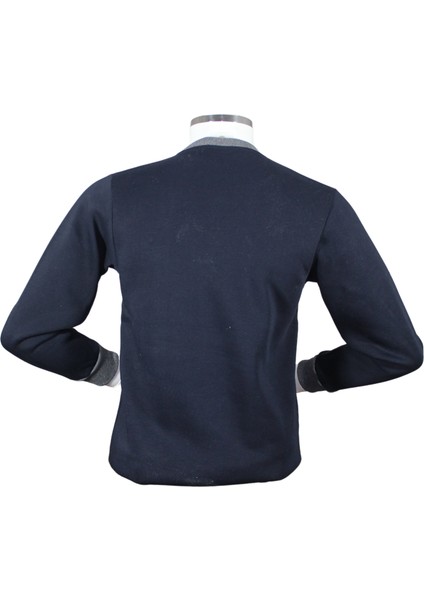 Sıfır Yaka Üç İplik Sweat