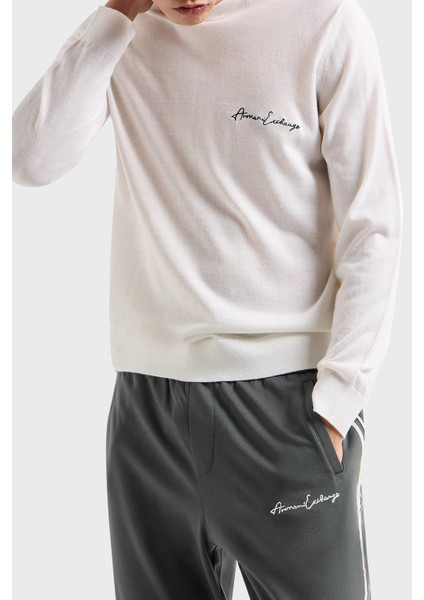Yünlü Regular Fit Bisiklet Yaka Kazak Erkek Kazak 8NZM5A ZM1YZ 1116