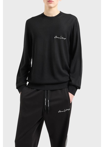 Yünlü Regular Fit Bisiklet Yaka Kazak Erkek Kazak 8NZM5A ZM1YZ 1200