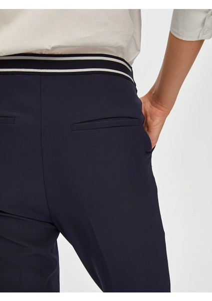 Arka Kemeri Lastikli Slim Fit Pantolon 00088 fırsatları