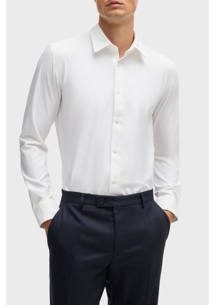 Streç Slim Fit Gömlek Erkek Gömlek 50520119 100