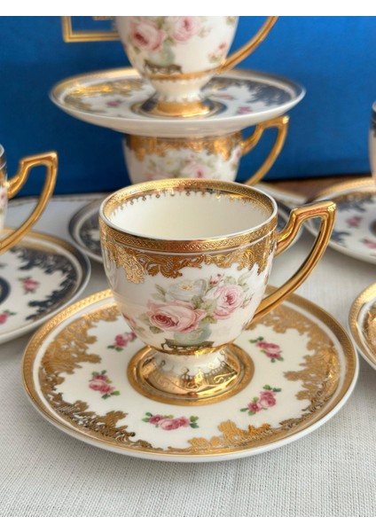 Türk Kahve Fincanı Hürrem 6 Kişilik 12 Parça fırsatları