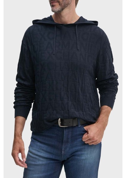 Regular Fit Kapüşonlu Yaka Örme Kazak Erkek Kazak 6DZM1B ZM4DZ 1510