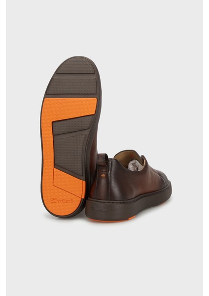 Logolu Deri Sneaker Ayakkabı Erkek Ayakkabı MBCD21995SMOKAUAT50 indirimleri