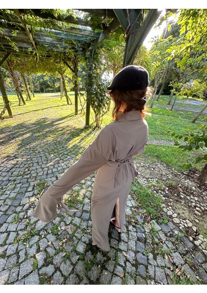 Özel Tasarım Oversize Fitilli Premium Etek-Gömlek Takım