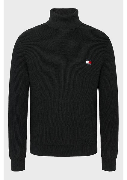 Yünlü Slim Fit Balıkçı Yaka Kazak Erkek Kazak DM0DM19434 Bds fırsatları