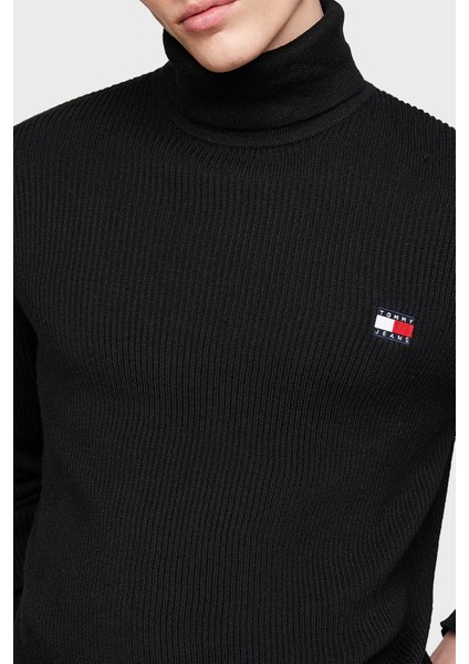 Yünlü Slim Fit Balıkçı Yaka Kazak Erkek Kazak DM0DM19434 Bds indirimleri