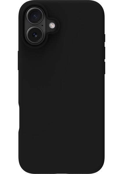 Buff iPhone 16 Plus Magsafe Rubber Fit Silikon Kılıf Black