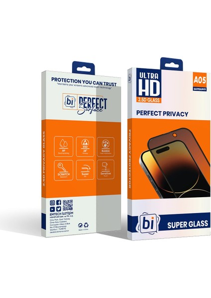 Bi 2,5d Prıvacy Super Glass Samsung A05 Ekran Koru