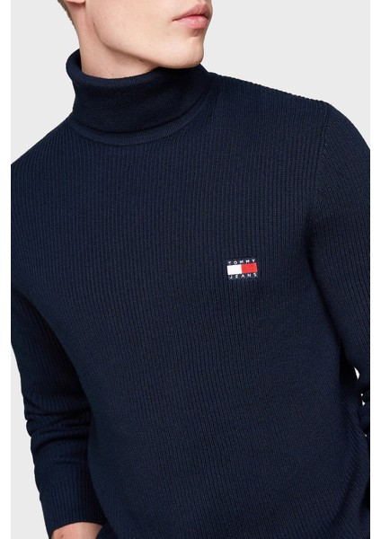 Yünlü Slim Fit Balıkçı Yaka Kazak Erkek Kazak DM0DM19434 C1G indirimleri