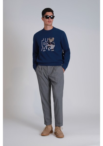 Pıtcher Erkek Sweatshirt Siyah