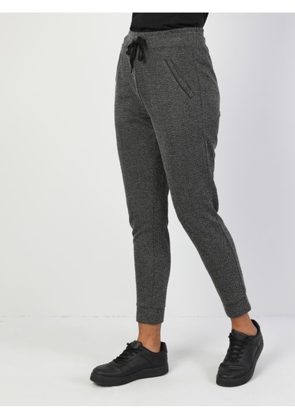 Regular Fit Jogger Kadın Gri Eşofman Altı Cl1047132