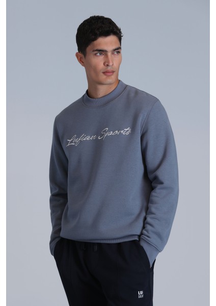 Loved Erkek Sweatshirt Kırık Beyaz