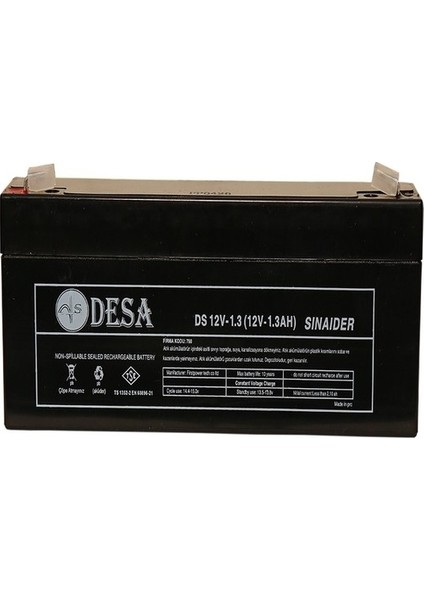12V 1.3 Ah Akü