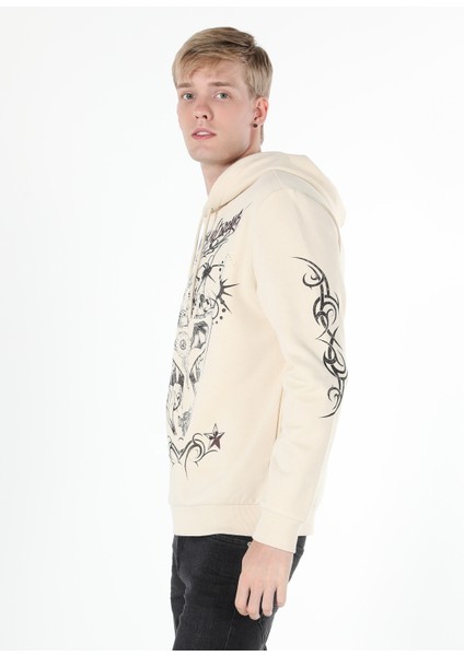 Ekru Erkek Sweatshirt Cl1059973