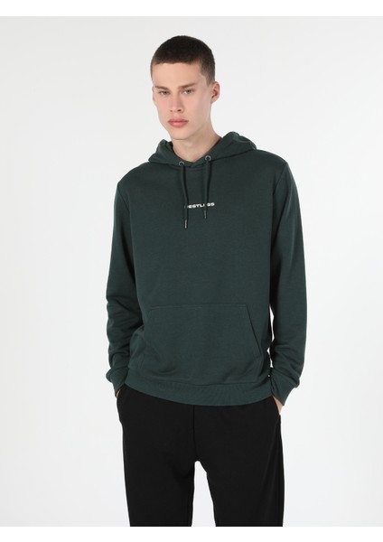 Yeşil Erkek Sweatshirt