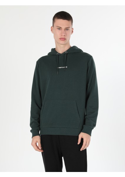 Yeşil Erkek Sweatshirt