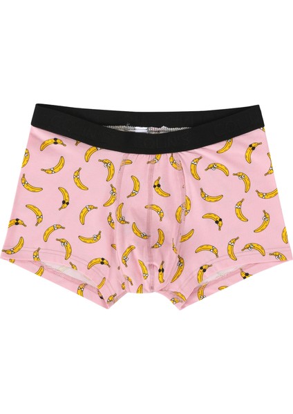 Modern Fit Erkek Pembe Boxer