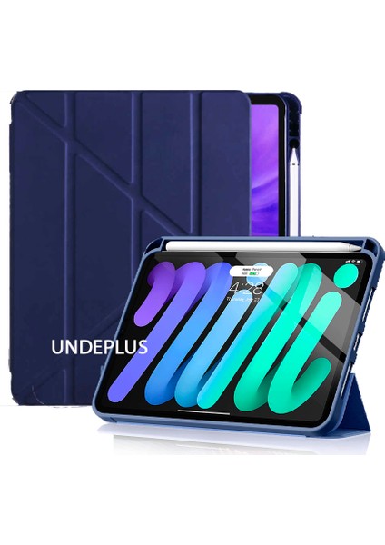 Apple iPad Pro 13 Inç M4 2024 Kılıf Kalem Şarj Bölmeli Case A2925 A2926 A3007