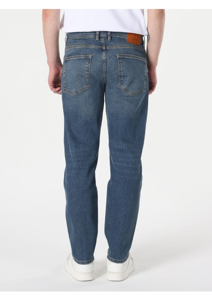 046 Marco Koyu Mavi Erkek Jean Pantolon Cl1062421