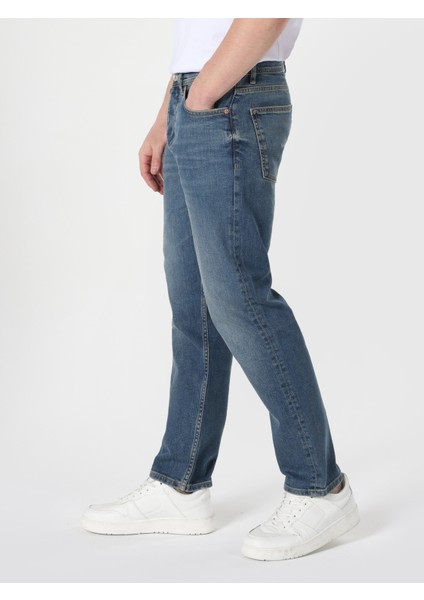 046 Marco Koyu Mavi Erkek Jean Pantolon Cl1062421