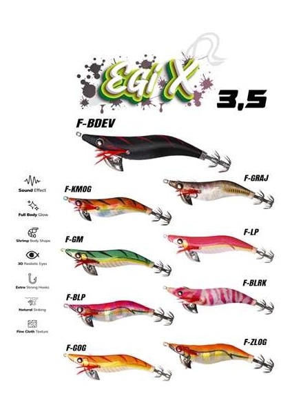 Egix 3.5 20GR Kalamar Zokası F-Gm