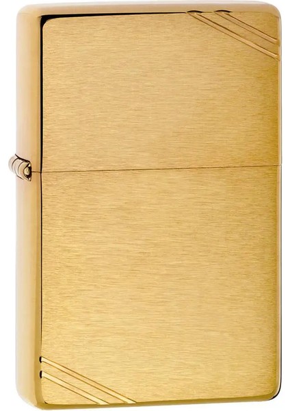 Çakmak 240 Brushed Brass Vintage With Slashes Zippo Lighter