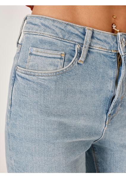 760 Diana Super Slim Fit Yüksek Bel Dar Paça Mavi Kadın Jean Pantolon Cl1064314