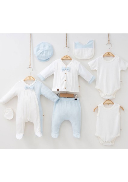 Baby Jojobu Erkek Bebek Hastane Çıkışı 8'Li Set