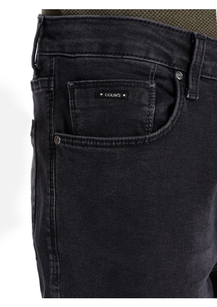 067 Jack Regular Fit Normal Bel Daralan Paça Siyah Erkek Pantolon
