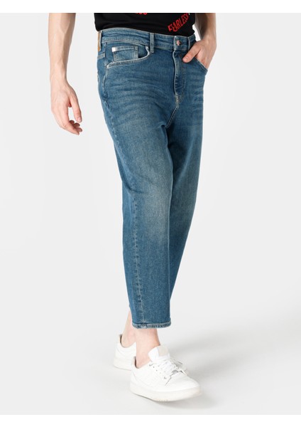 Loose Relaxed Fit Mavi Erkek Jean Pantolon Cl1065369