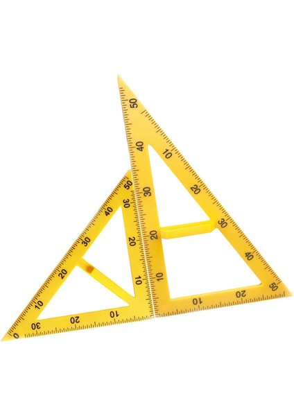 2 Parça Matematik Geometri Cetvel Üçgen Matematik Geometri Ekipmanı Okul Için (Yurt Dışından) fiyatları