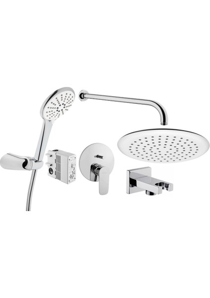 X-Line Ankastre Banyo Bataryası 6'lı Set N42251 Snow